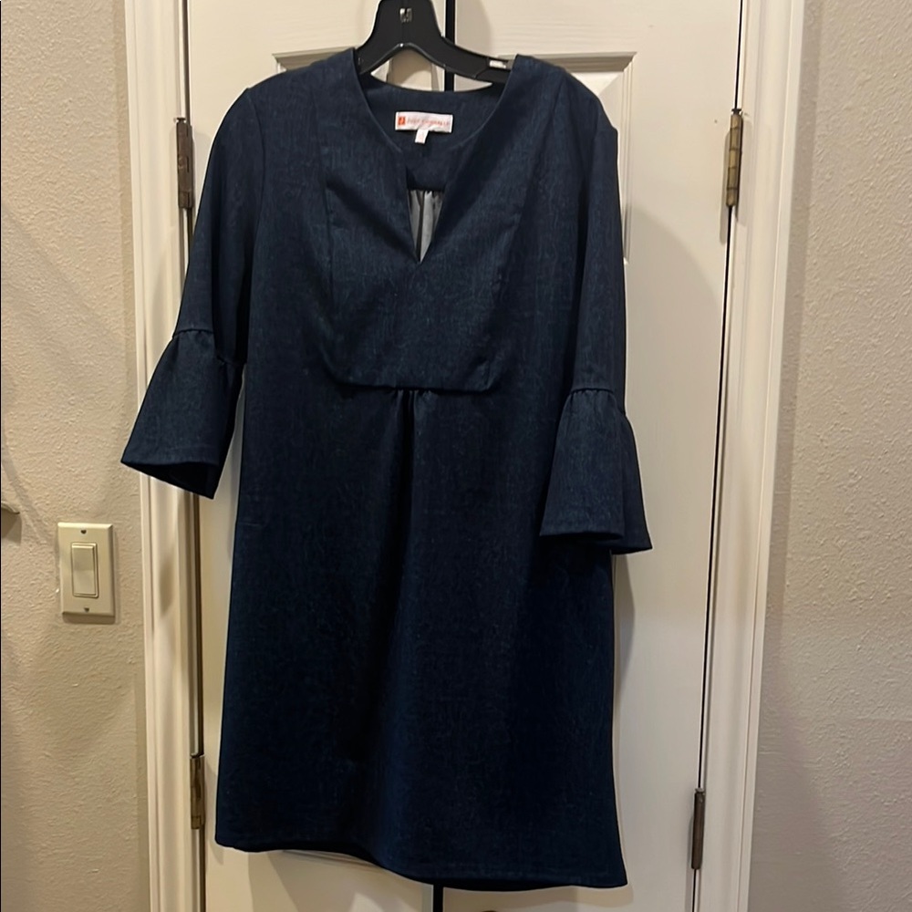 Jude Connally Dark Blue Denim Dress